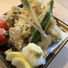海老と野菜の天ぷら盛り合わせ