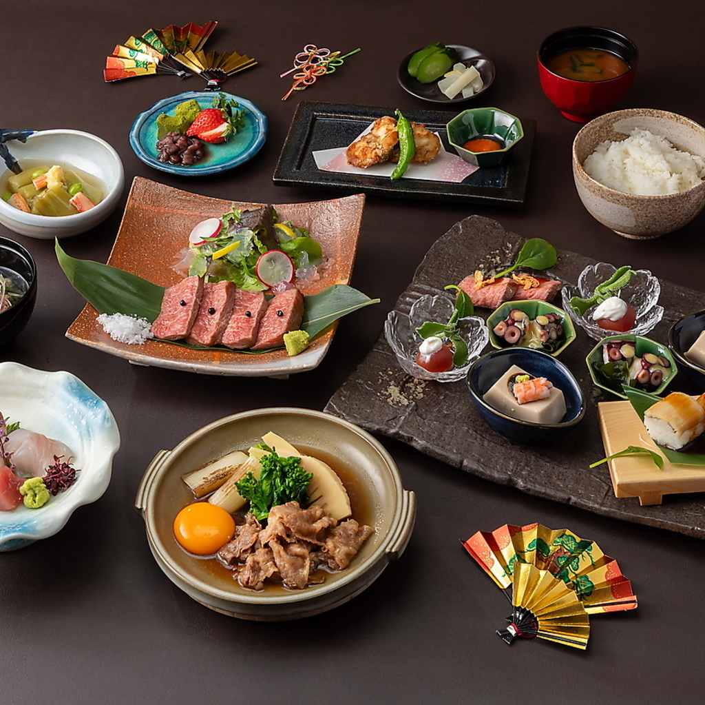 2名様から団体様までご利用いただけるコース設計◎デートや少人数の会食から大人数の宴会まで対応可