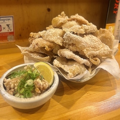 鶏皮パリパリ揚げ