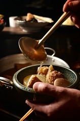 職人の技が光る創作料理 おでんの盛り合わせ等を堪能