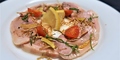 料理メニュー写真&nbsp;合鴨の和風カルパッチョ（柚子風味）