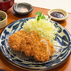 一口ひれかつ定食