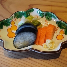 季節野菜のぬか漬け盛り