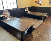 大型宴会が可能な掘りごたつ式のお座敷完備