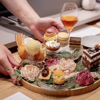 ◇ホテルに引けを取らないアフタヌーンセット