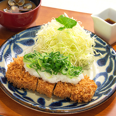 ねぎおろしかつ定食
