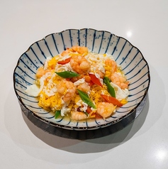 海老の玉子とじ