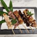 料理メニュー写真&nbsp;丹波鶏 焼き鳥盛り合わせ 5本