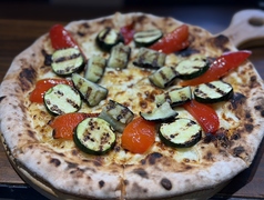 石窯焼き野菜の白味噌pizza