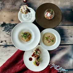 薔薇舘 ラ・ローゼ ブランシュのコース写真