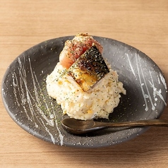 博多うまいもん名物！焼きサバ明太ポテサラ