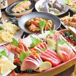 【歓迎会に！】 食材にこだわった逸品料理が楽しめる飲み放題付き宴会コースは3500円からご用意