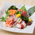 料理メニュー写真&nbsp;鮮魚のお造り 五種盛り合わせ