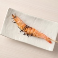 料理メニュー写真 神のエビ一本焼き