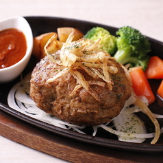 新潟県甘豚を使用！　自家製ハンバーグ