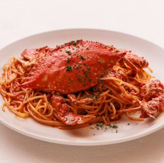 渡り蟹のトマトソース　