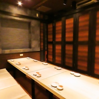 【和の空間の個室座敷】