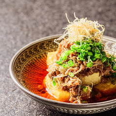揚げだし肉豆腐