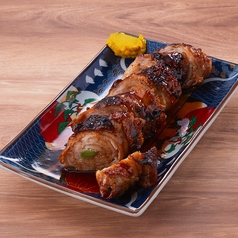 太めなアスパラ肉巻き