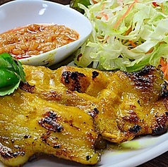 サテ(鶏串焼き)4本