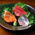 料理メニュー写真&nbsp;本日の刺身３点盛り