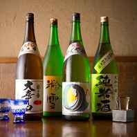 定番から全国の厳選酒まで料理に合わせて至福の一杯を◎