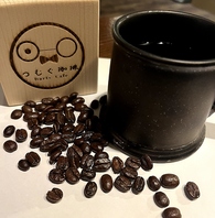 こだわりの自家焙煎珈琲をハンドドリップで淹れた一杯