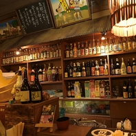 泡盛など沖縄産のお酒をたっぷりご用意◎