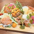 料理メニュー写真&nbsp;サーモンカルパッチョ盛り合わせ