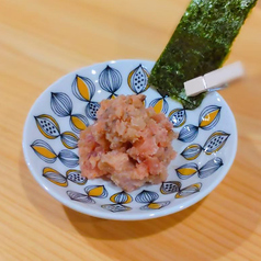 いぶりがっこのトロたくつまみ