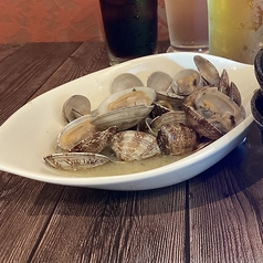 山芋のわさび醤油/あさりの酒蒸し/温玉キムチ