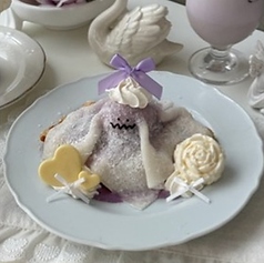 紫いものおばけクロッフル