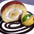 料理メニュー写真 バナナロールケーキ