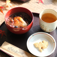 丹波産小豆と黒豆のぜんざいセット
