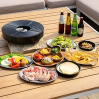 都会でBBQ