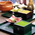料理メニュー写真&nbsp;抹茶　/　ほうじ茶ティラミス　ドリンクセット