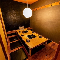 プライベート利用にも最適な個室空間！