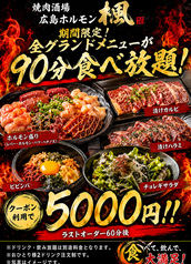 焼肉酒場 広島ホルモン 楓のコース写真