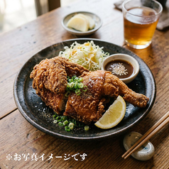 ひな鶏の半身揚げ