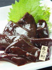 馬レバー刺/馬トロネギ味噌～海苔と一緒に～