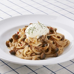 たっぷりきのこのボロネーゼ　とろ～りチーズ乗せ