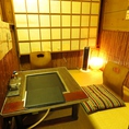 昭和モダンの雰囲気の個室もございます。