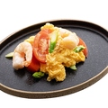 料理メニュー写真&nbsp;海老、卵、トマトの炒め