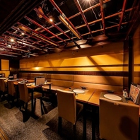 新宿駅近く！個室席多数完備！