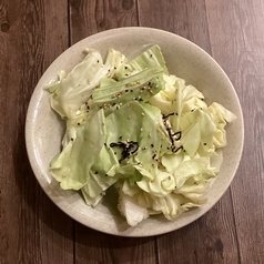 ナスの揚げ浸し/塩ダレキャベツ