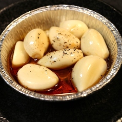 にんにくホイル焼き/えのきベーコンのホイル焼き/コーンのホイル焼き