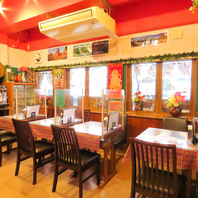 異国情緒あふれる店内♪