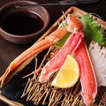 料理メニュー写真&nbsp;生カニ刺し盛