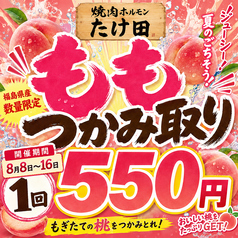 焼肉ホルモンたけ田朝日店のおすすめポイント1