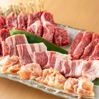 定番部位勢ぞろい！贅沢に...店長おすすめ上焼肉コース